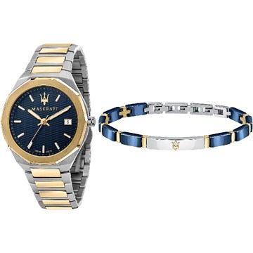 Kit Maserati Orologio Stile Uomo + Bracciale R8853142008