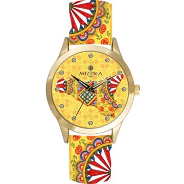 Orologio Mizzica La Sicilia (giallo) Donna MB132