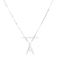 Collana Cierre Lettera A Donna LT03A