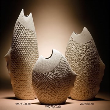 Linea Sette Vaso Pesce VM273/BCAO