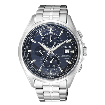 Orologio Citizen H800 Elegance Super Titanio Radiocontrollato Crono Eco-Drive Uomo AT8130-56E 