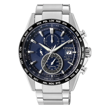 Orologio Citizen H800 Super Titanio Radiocontrollato Crono Eco-Drive Uomo AT8154-82L