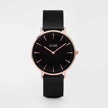 LA BOHME MESH ROSE GOLD BLACK/BLACK