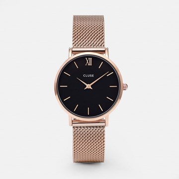 MINUIT MESH ROSE GOLD/BLACK