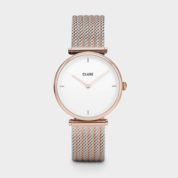 TRIOMPHE BICOLORE IN ORO ROSA A MAGLIE  
