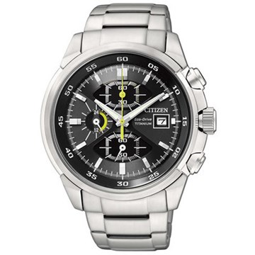 Orologio Citizen Adventure Cronografo Titanio Eco-Drive Uomo CA0131-55E